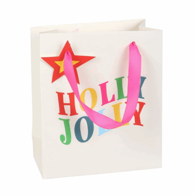 Alternative view of 23cm Holly Jolly Gift Bag