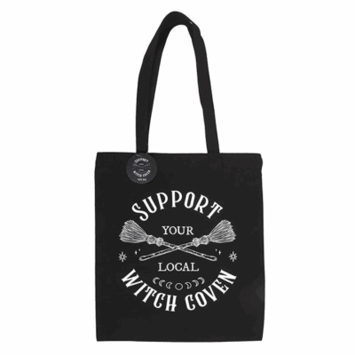 Alternative view of Support Your Local Witch Coven Polycotton Tote Bag