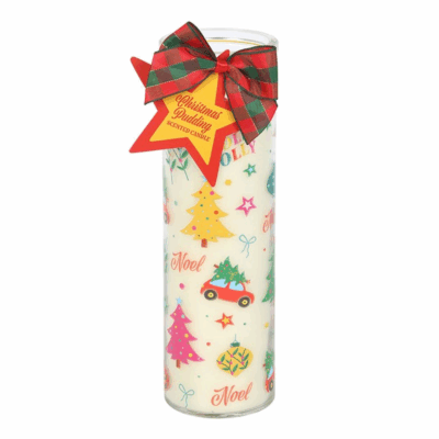 Alternative view of Nostalgic Christmas Print Christmas Pudding Scented Tube Candle
