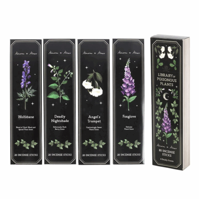Alternative view of Set of 4 Poisonous Plants Incense Stick Packs