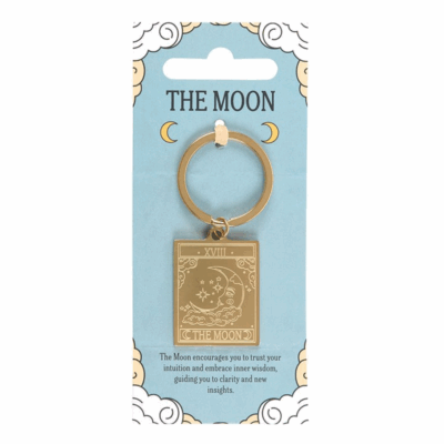 Alternative view of The Moon Vintage Tarot Keyring