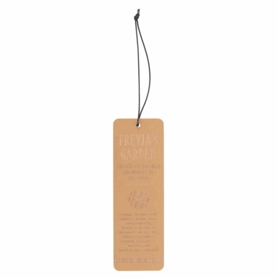 Alternative view of Freyja's Garden Wooden Bookmark