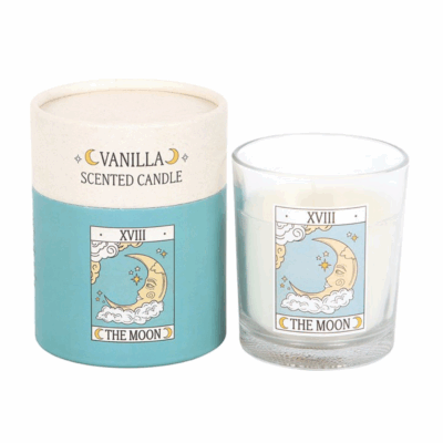 Alternative view of The Moon Vintage Tarot Vanilla Candle