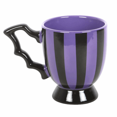 Alternative view of Purple Striped Bat Wing Teacup