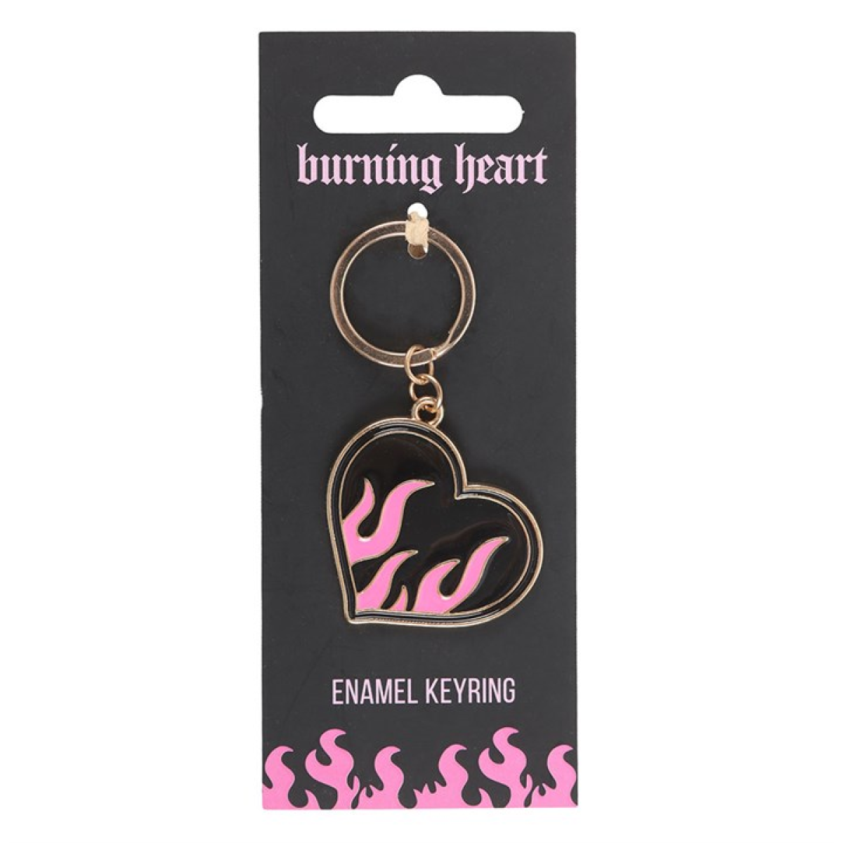Burning Heart Keyring - Image 2