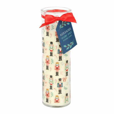 Alternative view of Nutcracker Print Festive Spice Tube Candle