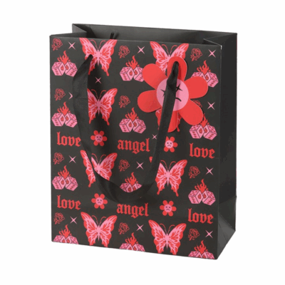 Alternative view of 23cm Medium Flaming Butterfly Gift Bag