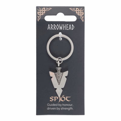 Alternative view of Arrowhead Spjót Keyring