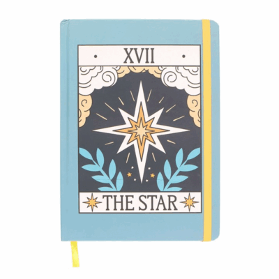 Alternative view of The Star Vintage Tarot A5 Notebook