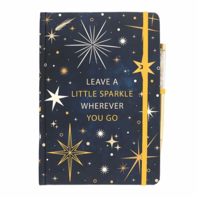 Alternative view of Leave A Little Sparkle A5 Notebook with Citrine Pen