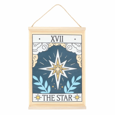 Alternative view of The Star Vintage Tarot Wall Hanging
