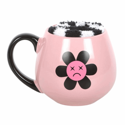 Alternative view of Sad Flower Mug and Socks Set