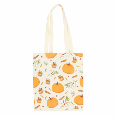 Alternative view of Autumn Days Print Polycotton Tote Bag
