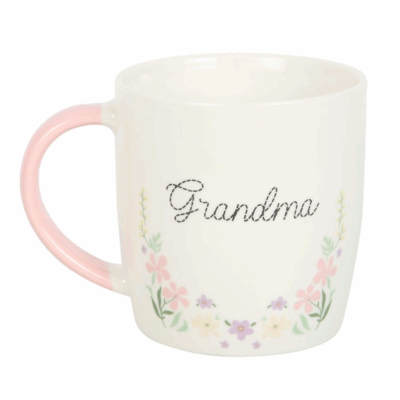Alternative view of Grandma Pastel Floral Mug