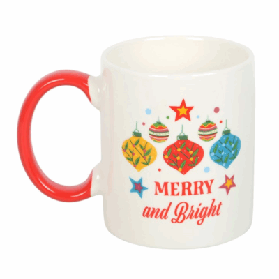 Alternative view of Merry and Bright Bauble Mug