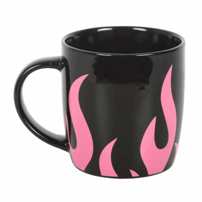 Alternative view of Pink Flame Mug