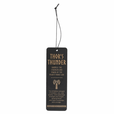 Alternative view of Thor's Thunder Wooden Bookmark