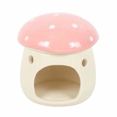 Alternative view of Pink Mushroom Oil Burner
