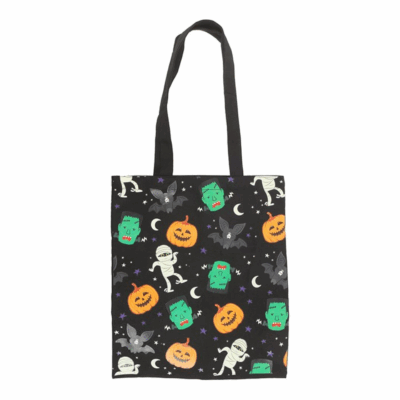 Alternative view of Monster Mash Print Polycotton Tote Bag