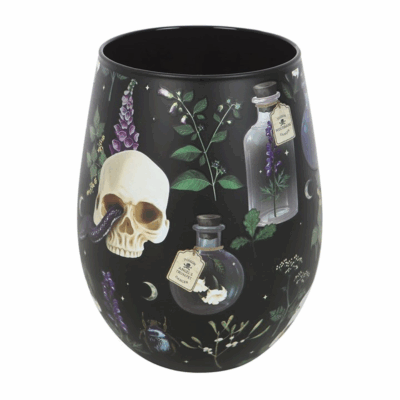 Alternative view of Venom & Vines Print Stemless Glass