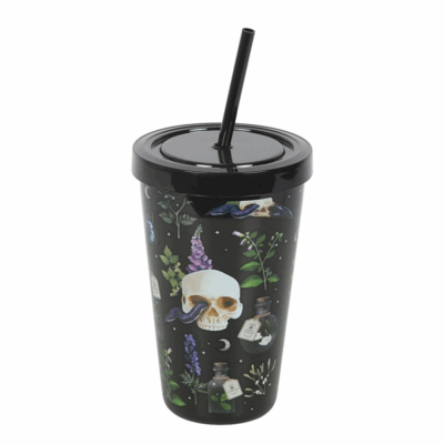 Alternative view of Venom & Vines Print Tumbler with Straw