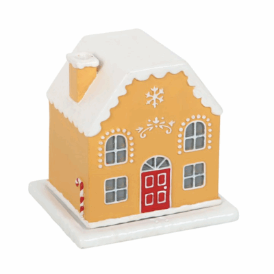 Alternative view of Candy Cane Gingerbread House Incense Cone Holder