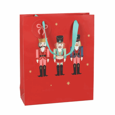 Alternative view of 33cm Red Nutcracker Gift Bag