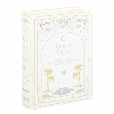 Alternative view of White Book Shaped Storage Box