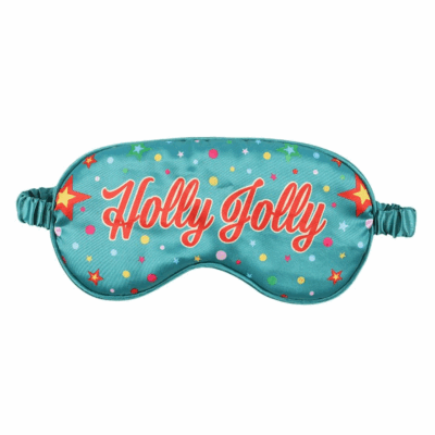 Alternative view of Holly Jolly Satin Sleep Mask