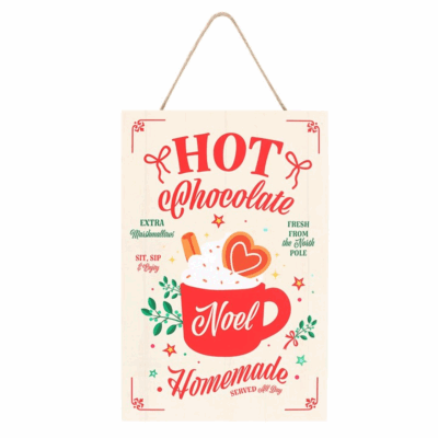 Alternative view of Homemade Hot Chocolate Hanging Sign