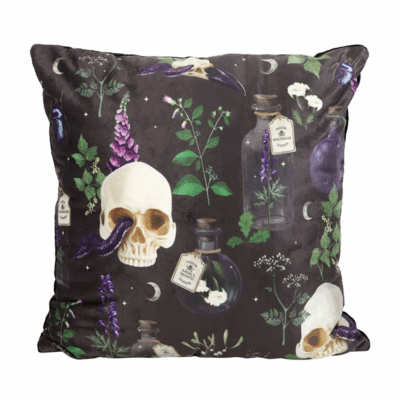 Alternative view of 35cm Square Venom & Vines Print Cushion