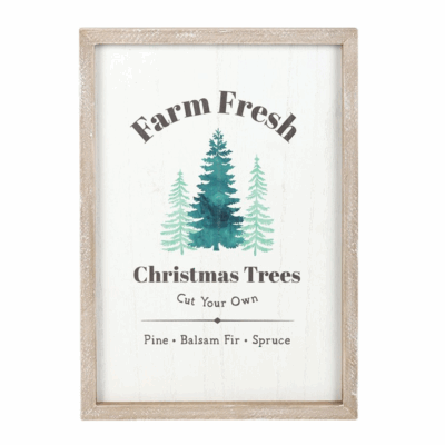 Alternative view of Farm Fresh Christmas Trees Framed Wall Art Print