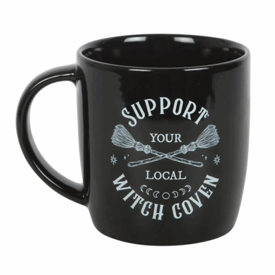 Alternative view of Support Your Local Witch Coven Mug