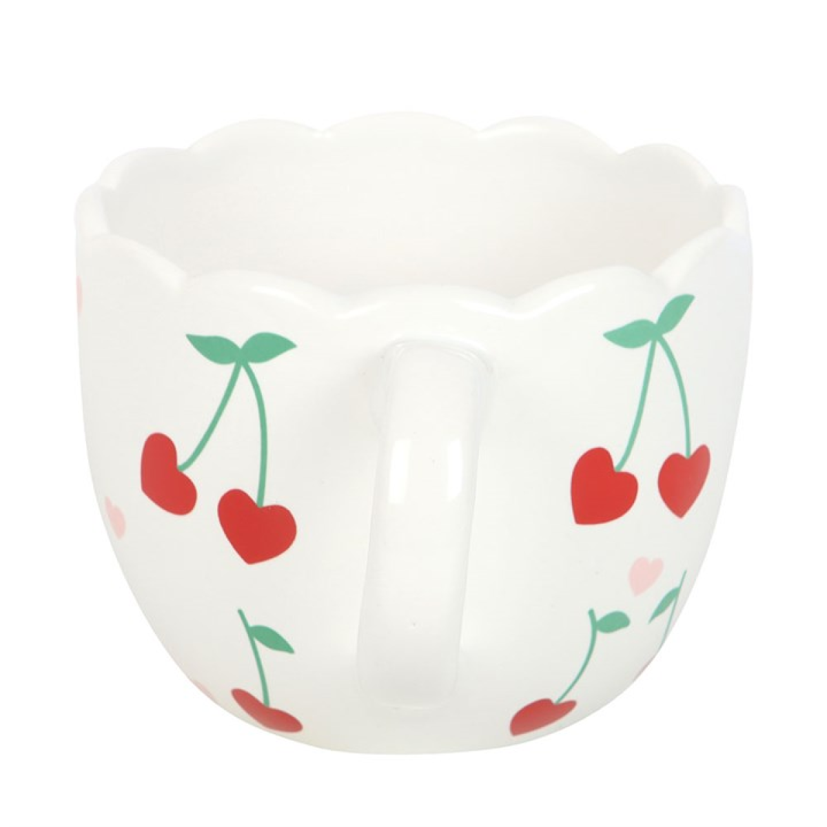 Scalloped Cherry Print Mug - Image 3