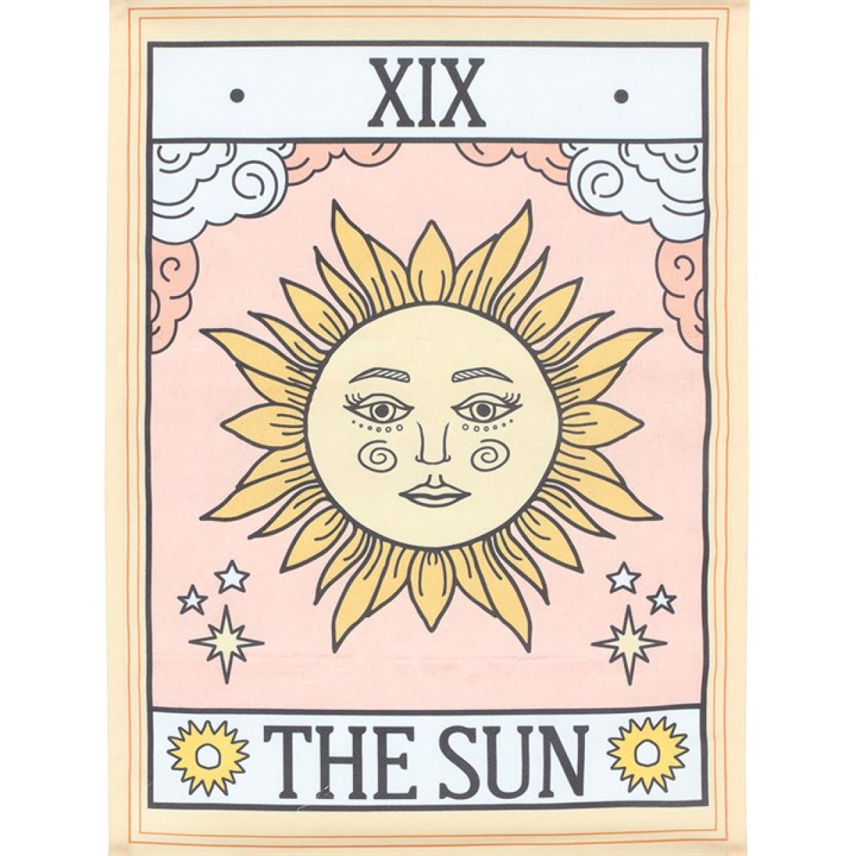 The Sun Vintage Tarot Wall Hanging - Image 3