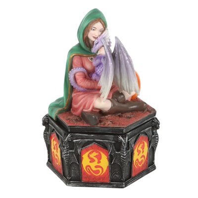 Alternative view of Dragon Friendship Fall Box by Anne Stokes
