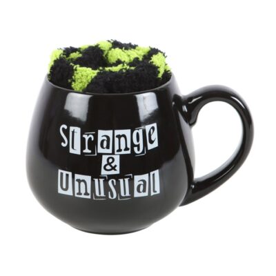 Alternative view of Strange & Unusual Mug and Socks Set