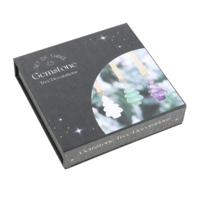 Alternative view of Set of 3 Crystal Christmas Tree Decorations