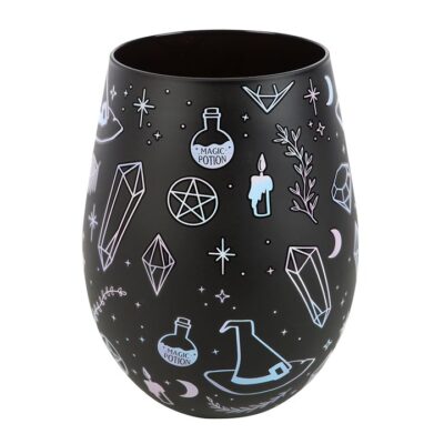 Alternative view of Crystal Witch Print Stemless Glass
