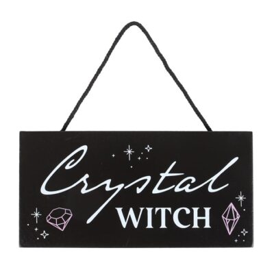 Alternative view of Crystal Witch Hanging Sign