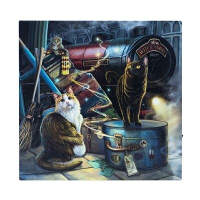 Alternative view of Witchwood Express Light Up Canvas Plaque by Lisa Parker