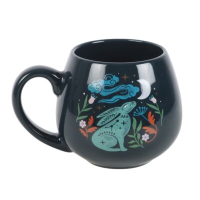 Alternative view of Midnight Hare Rounded Mug