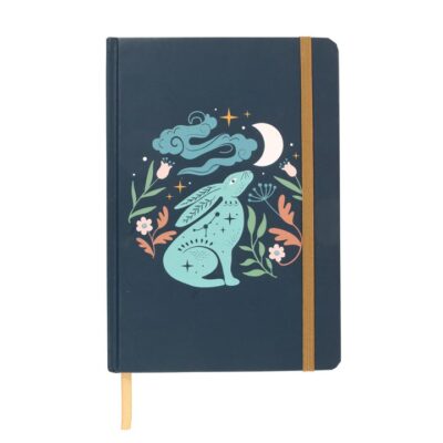 Alternative view of Midnight Hare A5 Notebook