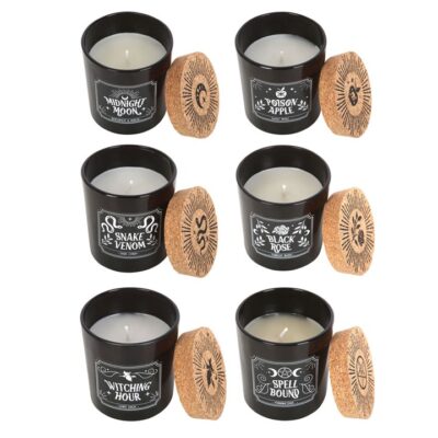 Alternative view of Set of 6 Midnight Ritual Candles