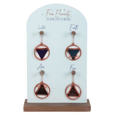 Set of 24 Four Elements Suncatchers on Display