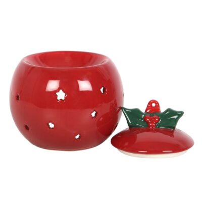 Alternative view of Red Bauble Oil Burner