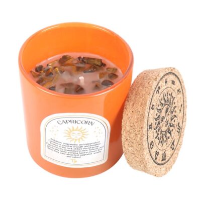 Alternative view of Capricorn Sandalwood & Jasmine Gemstone Zodiac Candle