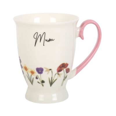 Alternative view of Mum Wildflower Pedestal Mug
