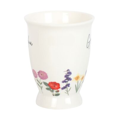 Alternative view of Grandma Wildflower Pedestal Mug