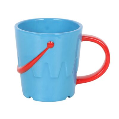 Alternative view of Bucket Shaped Ceramic Mug with Spade Spoon